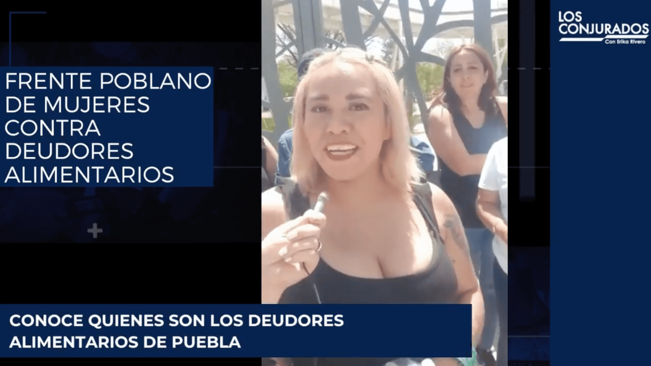 Instalan tendedero de deudores alimentarios en el Parque Ecológico de Puebla, previo al 8M